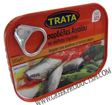 TRATA Sardines in Tomato sauce  100gr 